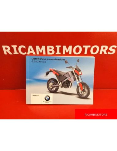 LIBRETTO USO E MANUTENZIONE BMW R1200ST G650X