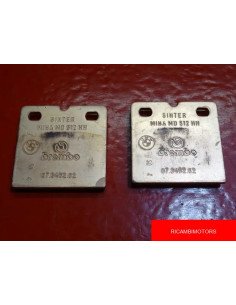 2 PASTIGLIE FRENO POST BMW R65 R80 R100 2